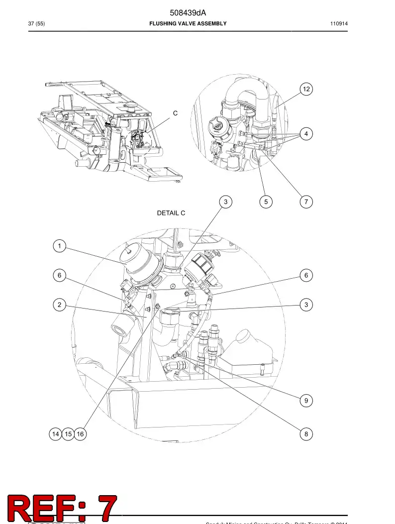 500904 500904 Check valve - Sandvik Technical Drawing