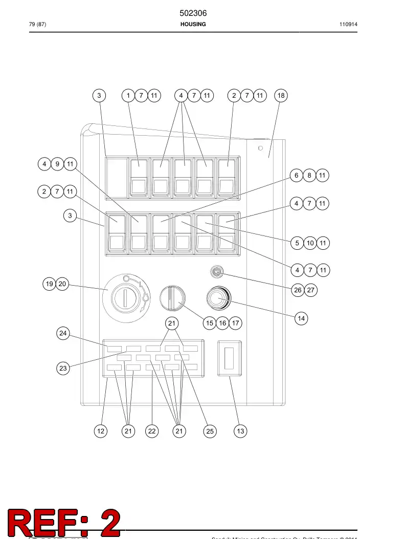 501191 501191 Switch - Sandvik Technical Drawing