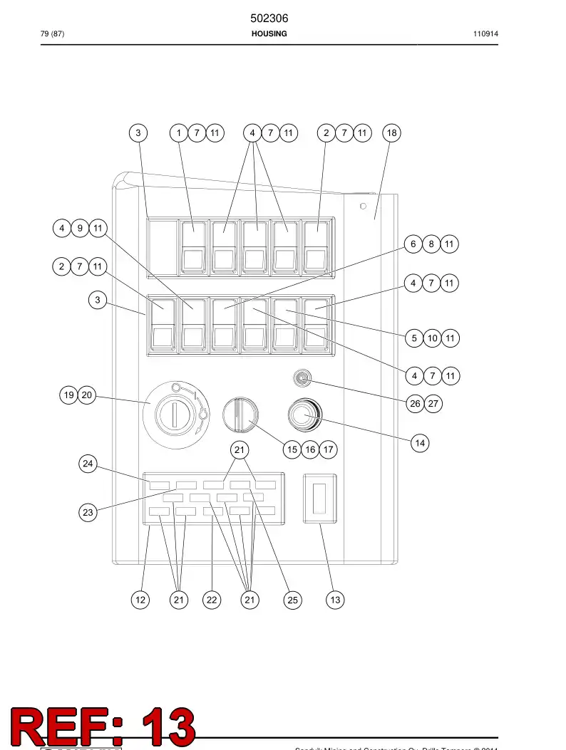 501205 501205 Timer - Sandvik Technical Drawing