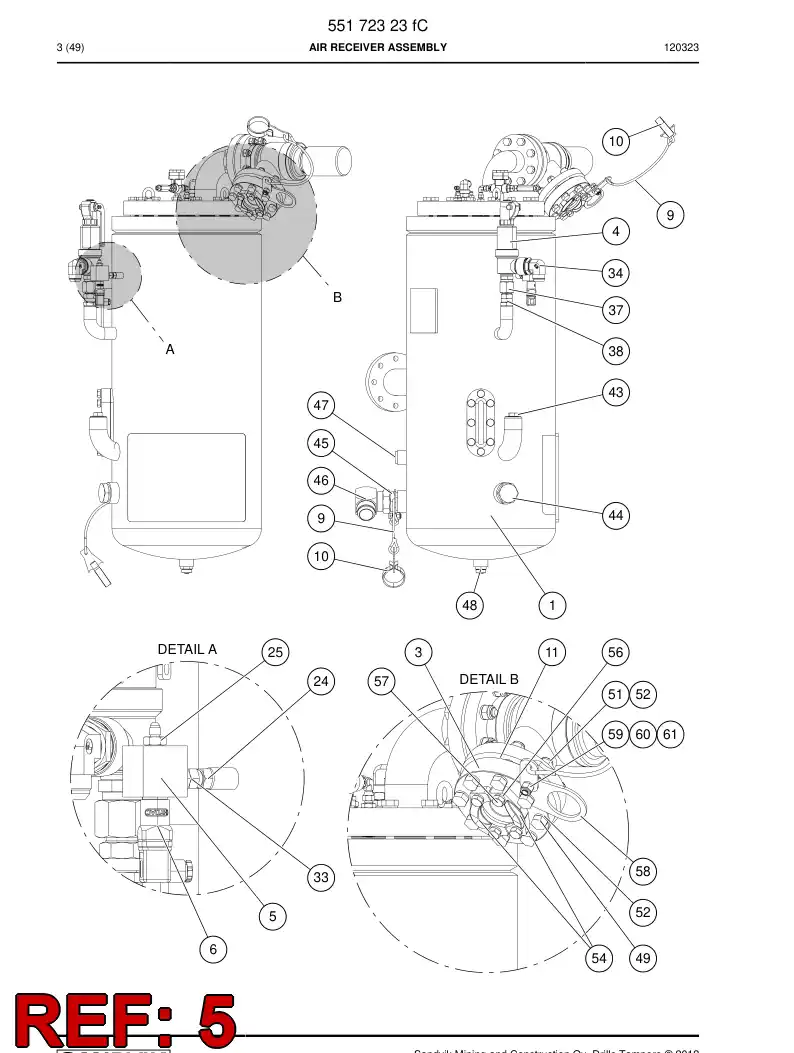 501215 501215 Adapter - Sandvik Technical Drawing