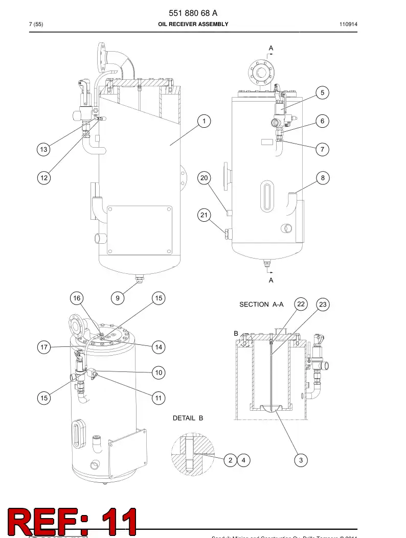 501216 501216 Indicator - Sandvik Technical Drawing