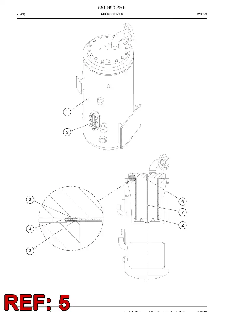 501222 501222 Glass - Sandvik Technical Drawing