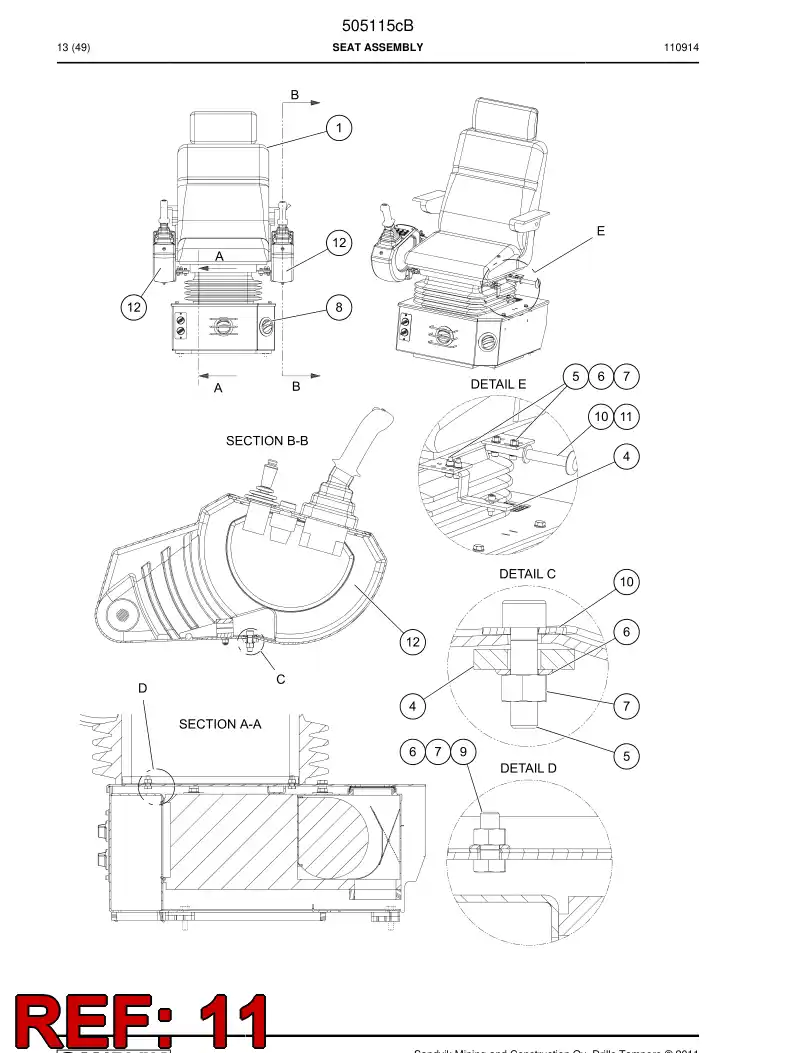 501589 501589 Cap - Sandvik Technical Drawing