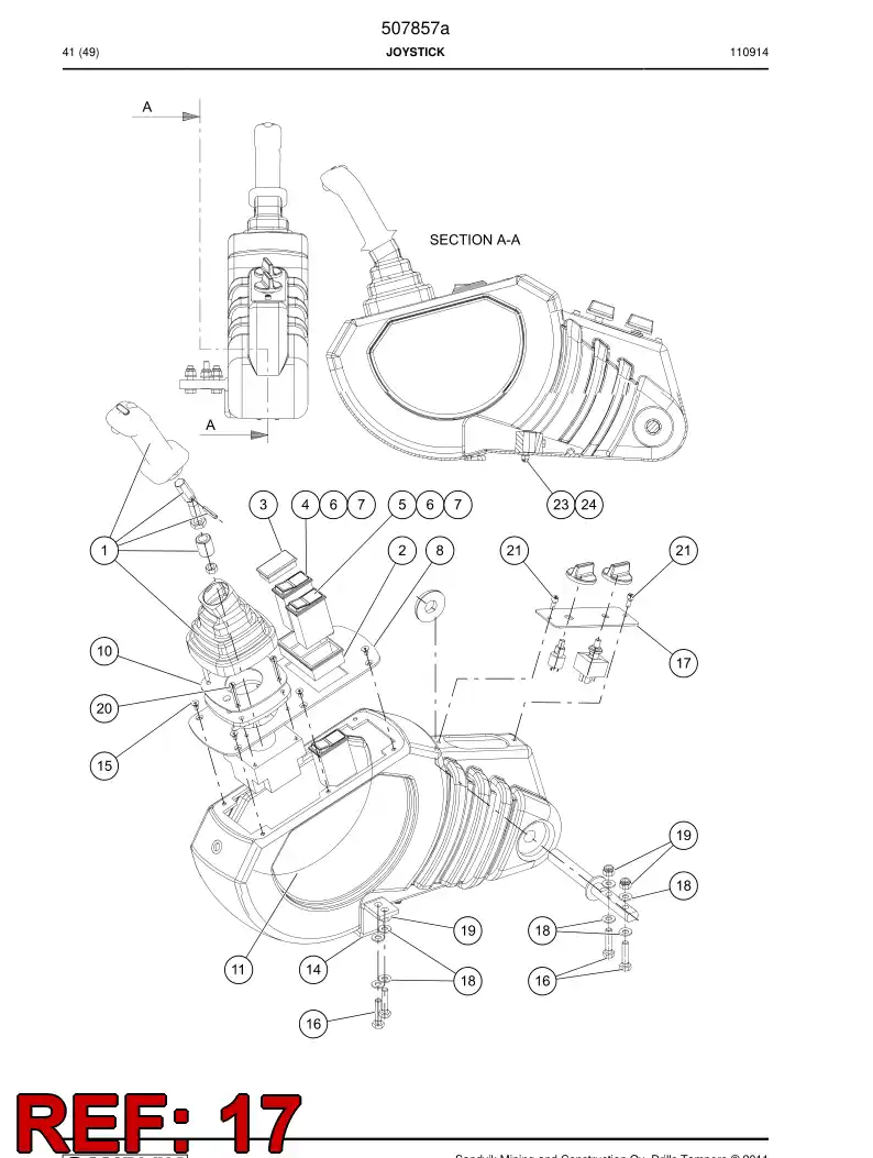 501944 501944 Plate - Sandvik Technical Drawing