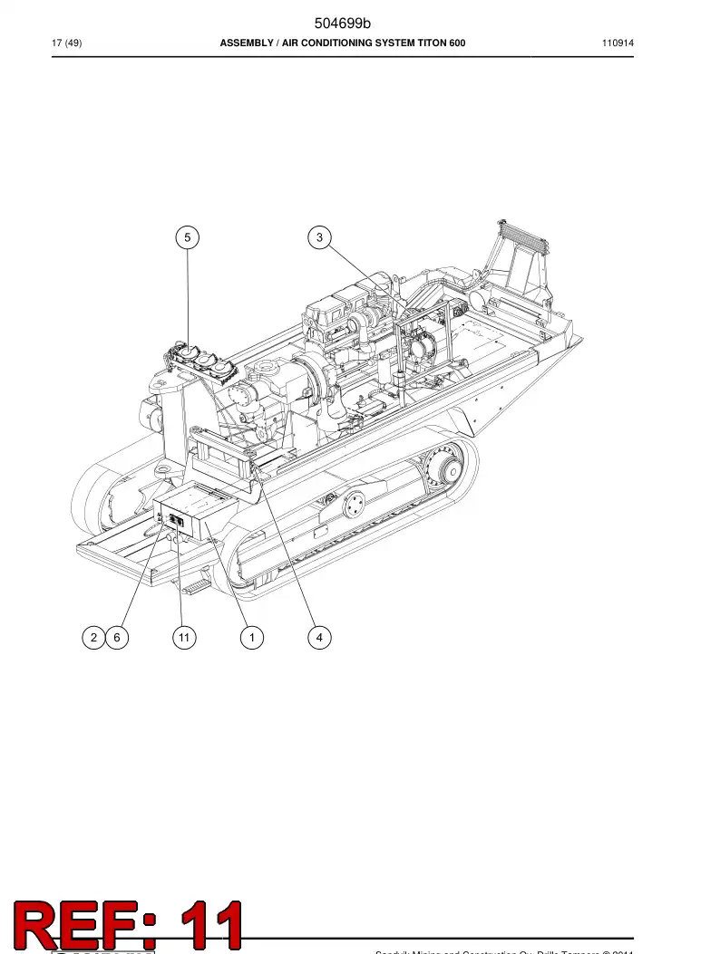502272 502272 Air distributing valve - Sandvik Technical Drawing