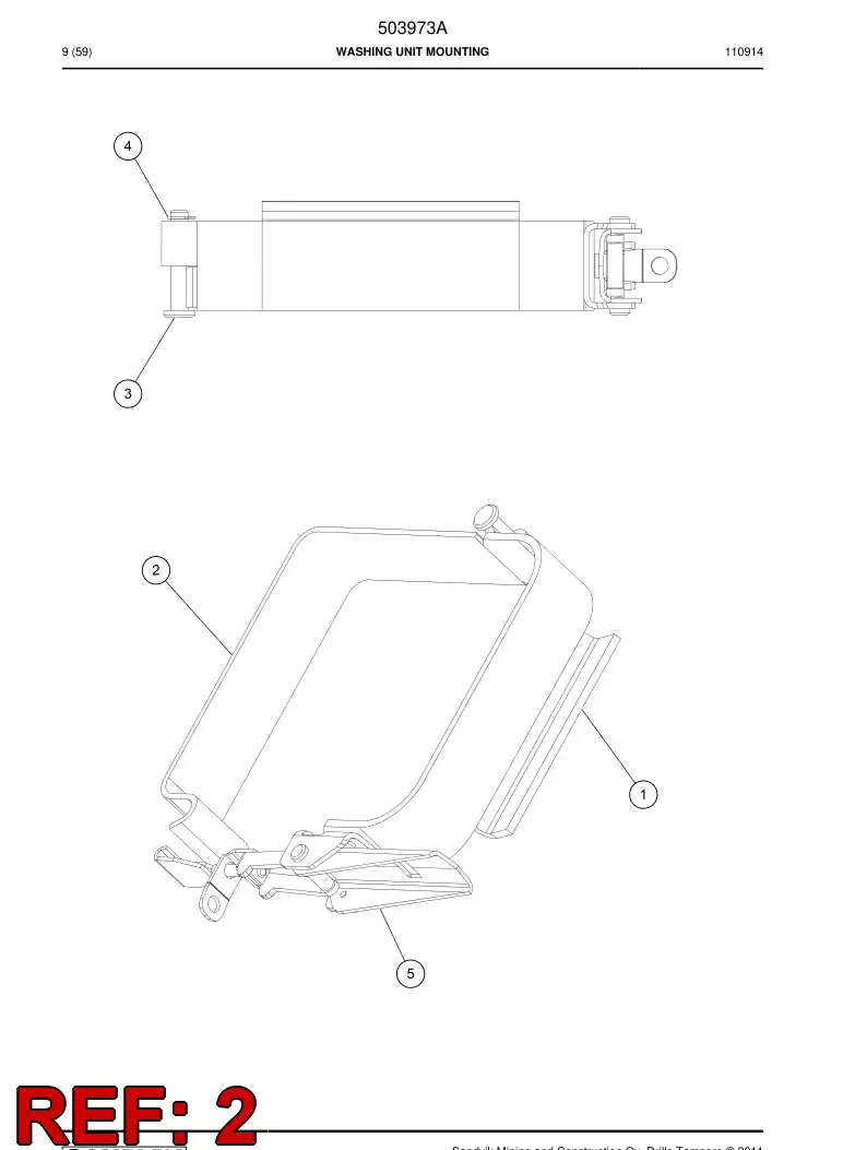 502417 502417 Support - Sandvik Technical Drawing
