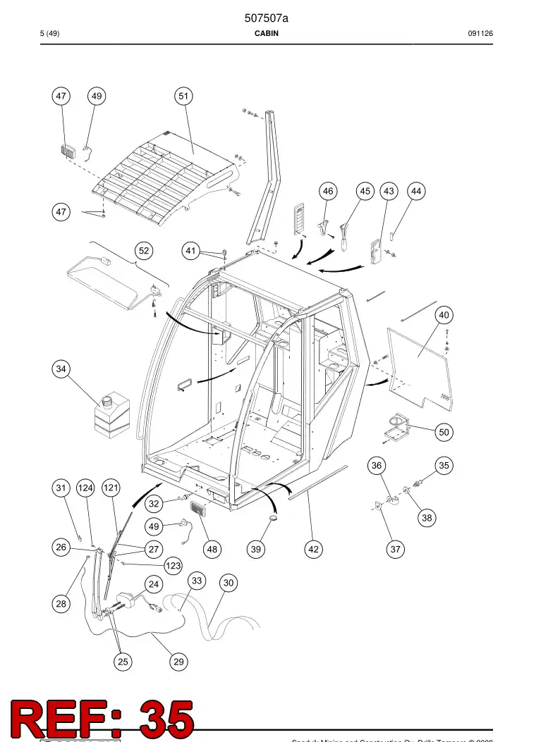 502622 502622 Bolt - Sandvik Technical Drawing