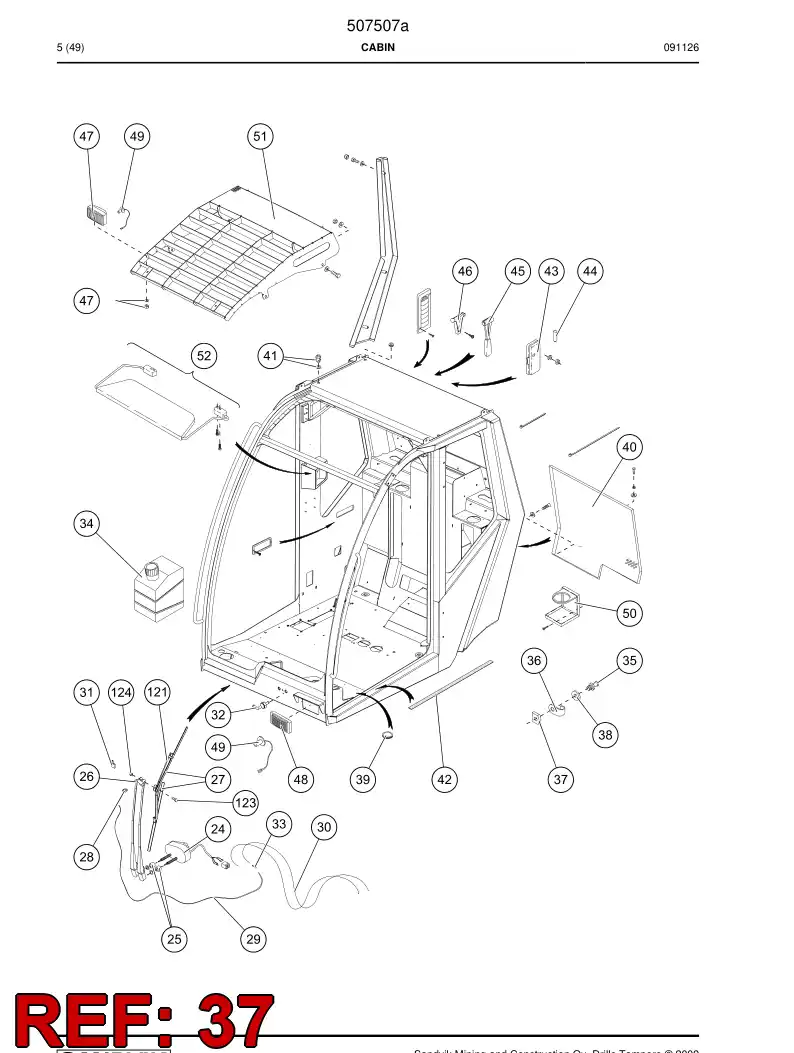 502624 502624 Plate - Sandvik Technical Drawing