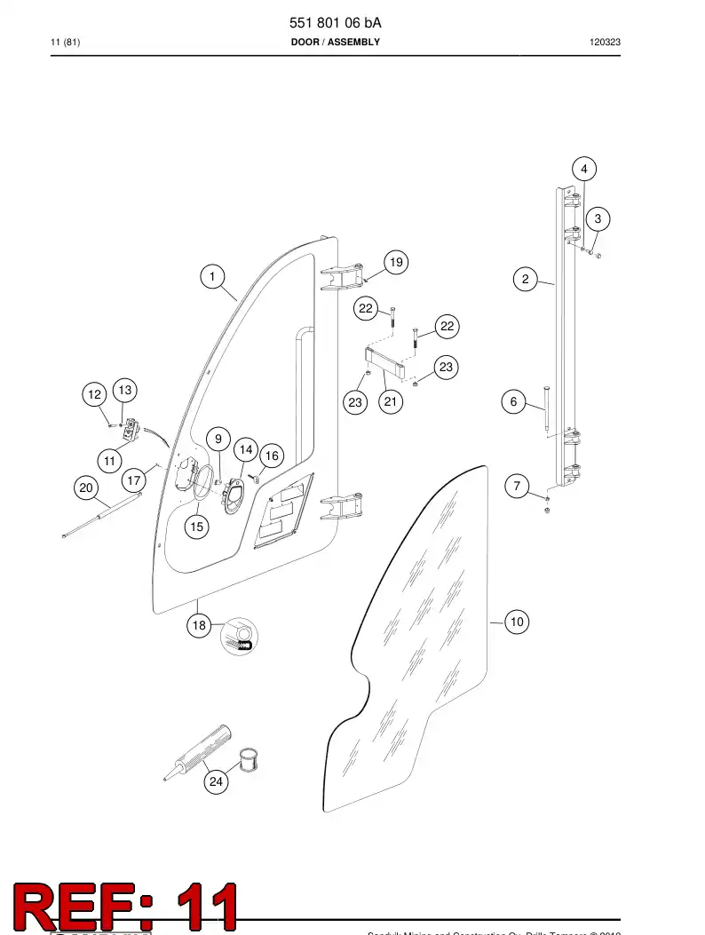 502685 502685 Lock - Sandvik Technical Drawing