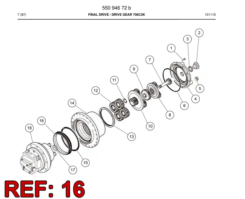 502872 502872 Seal - Sandvik Technical Drawing