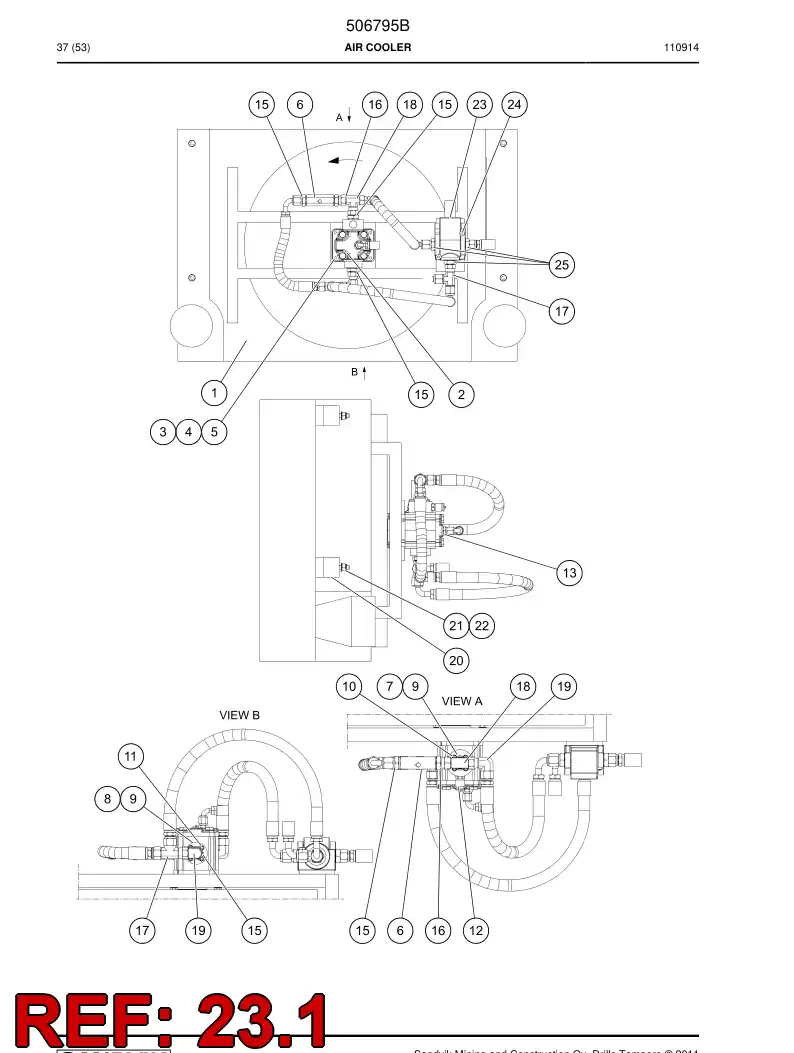 503019 503019 Seal - Sandvik Technical Drawing