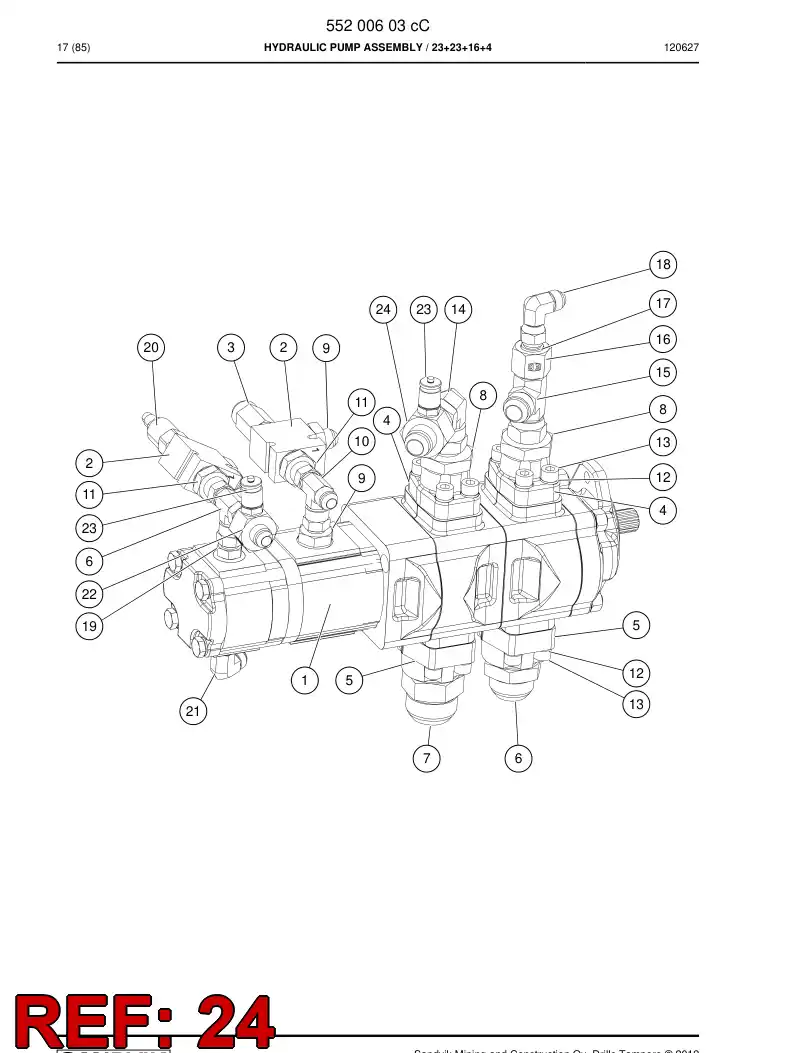 503207 503207 Adapter - Sandvik Technical Drawing