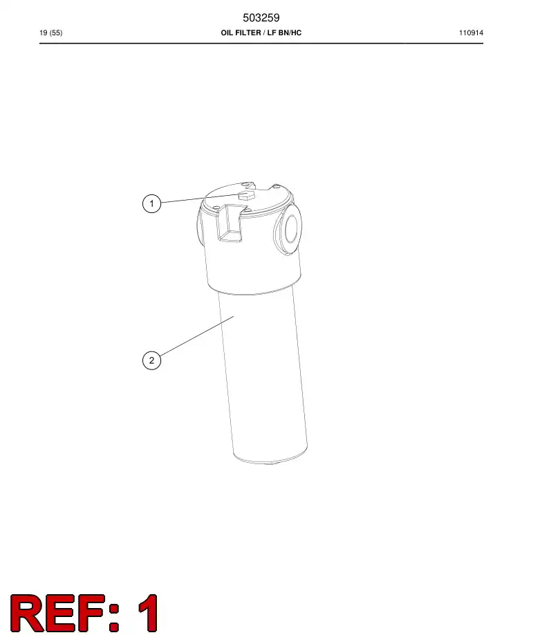 503260 503260 Clogging indicator - Sandvik Technical Drawing