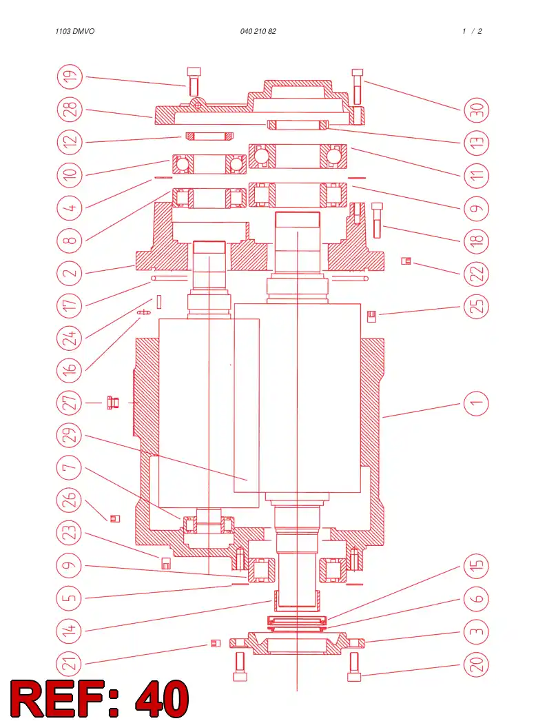50340243 503 402 43 REPAIR KIT - Sandvik Technical Drawing