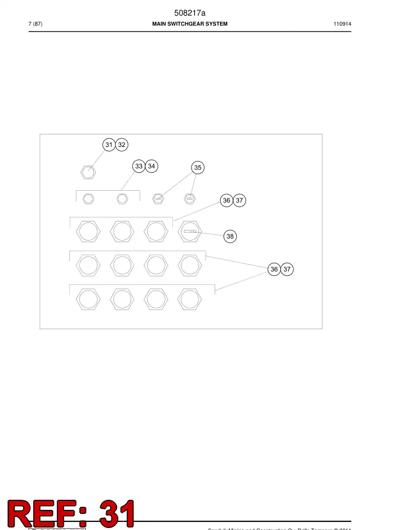 503637 503637 Gland - Sandvik Technical Drawing