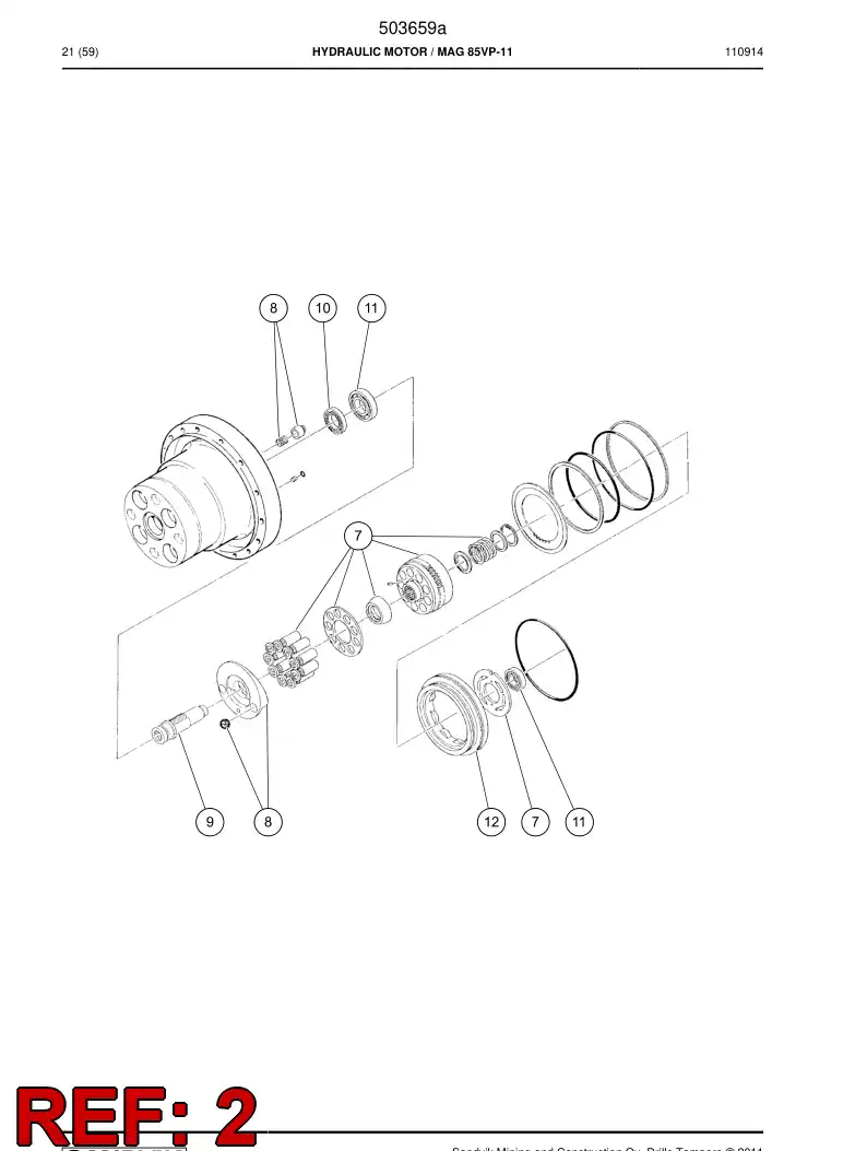 503666 503666 Valve - Sandvik Technical Drawing
