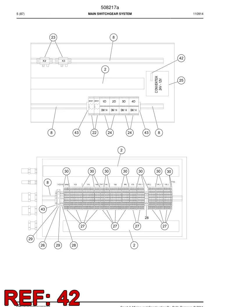 503710 503710 Fuse - Sandvik Technical Drawing