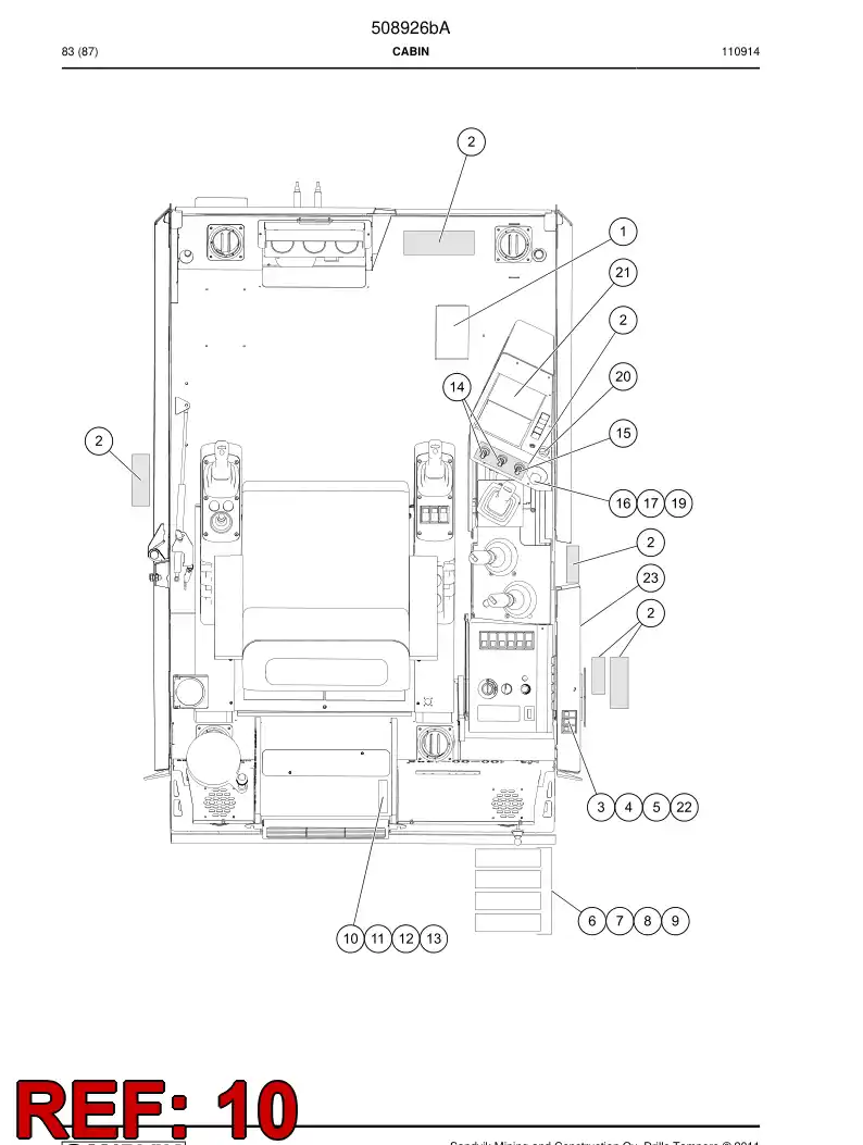 503898 503898 Housing - Sandvik Technical Drawing