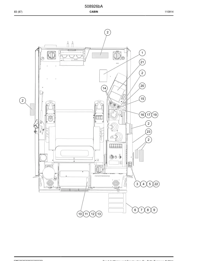 503899 503899 Housing - Sandvik Technical Drawing