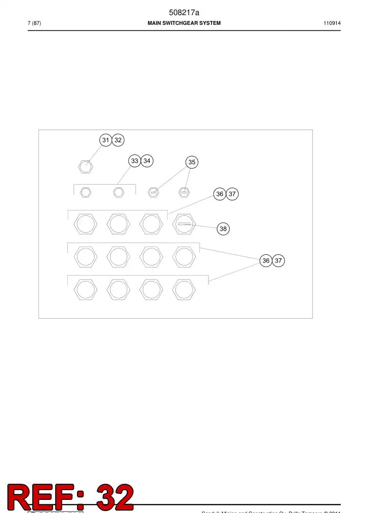 503967 503967 Cable gland - Sandvik Technical Drawing