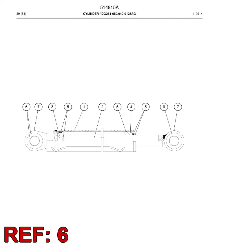 504060 504060 Spherical plain bearing - Sandvik Technical Drawing