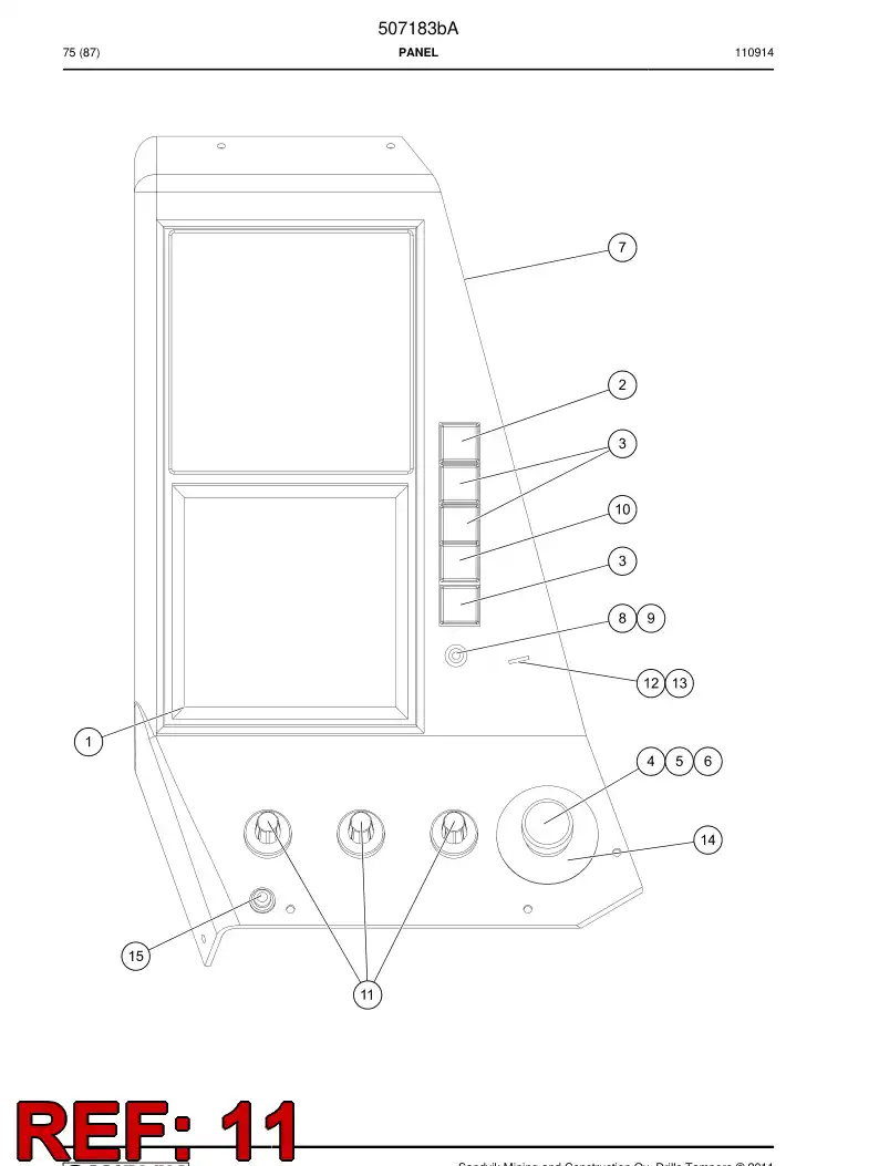 504195 504195 Potentiometer - Sandvik Technical Drawing