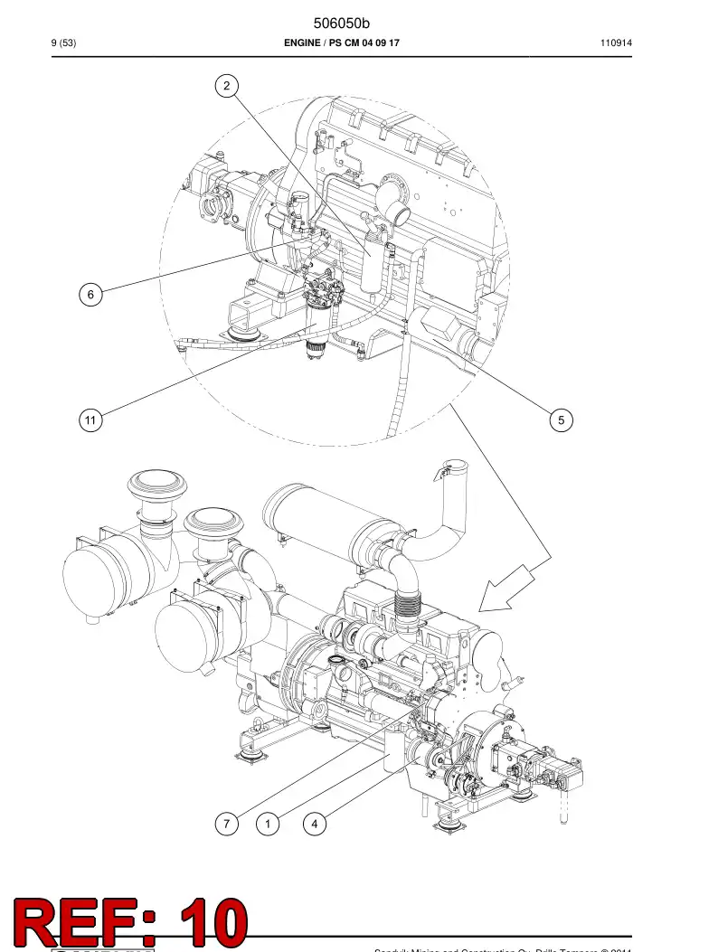 504346 504346 Sensor - Sandvik Technical Drawing