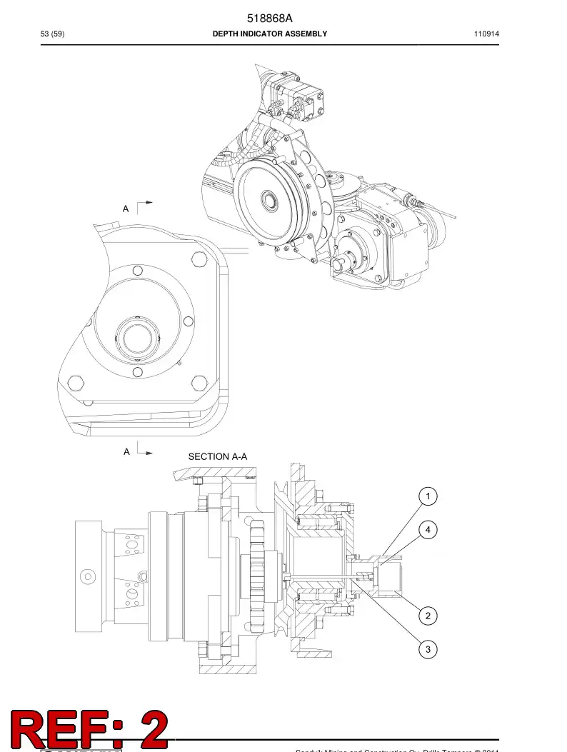 504736 504736 Cable - Sandvik Technical Drawing