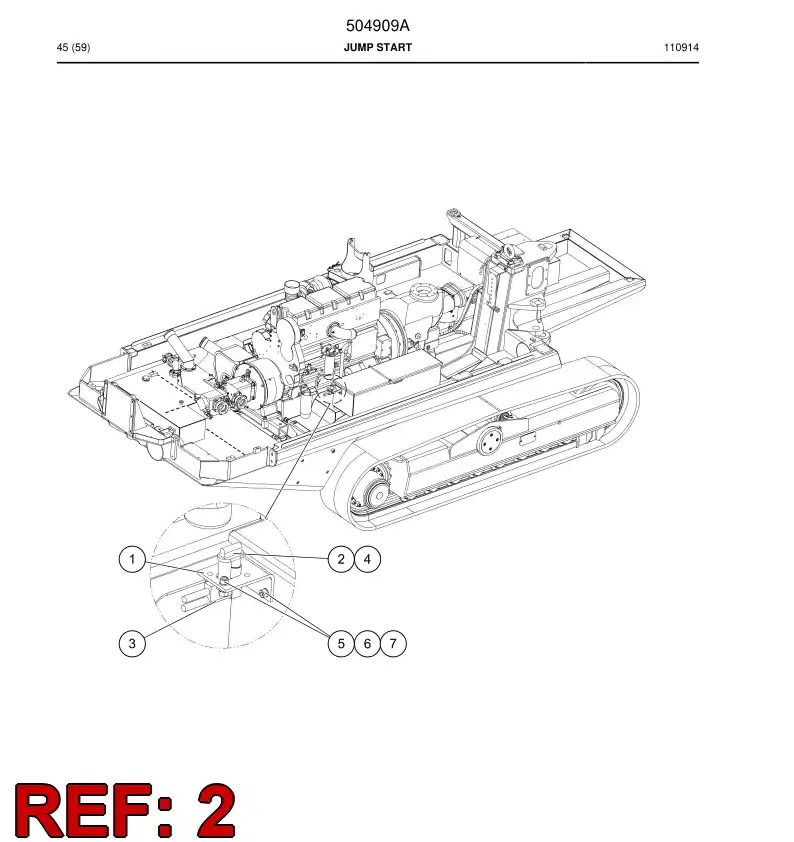 504744 504744 Cable - Sandvik Technical Drawing