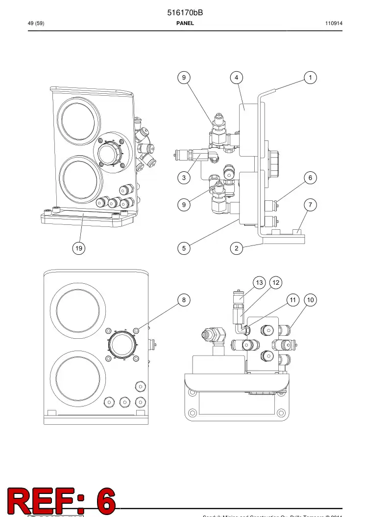 504884 504884 Coupling - Sandvik Technical Drawing