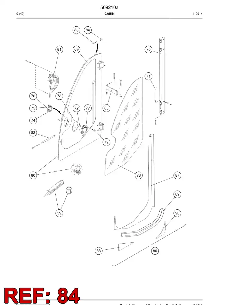 505029 505029 Switch - Sandvik Technical Drawing