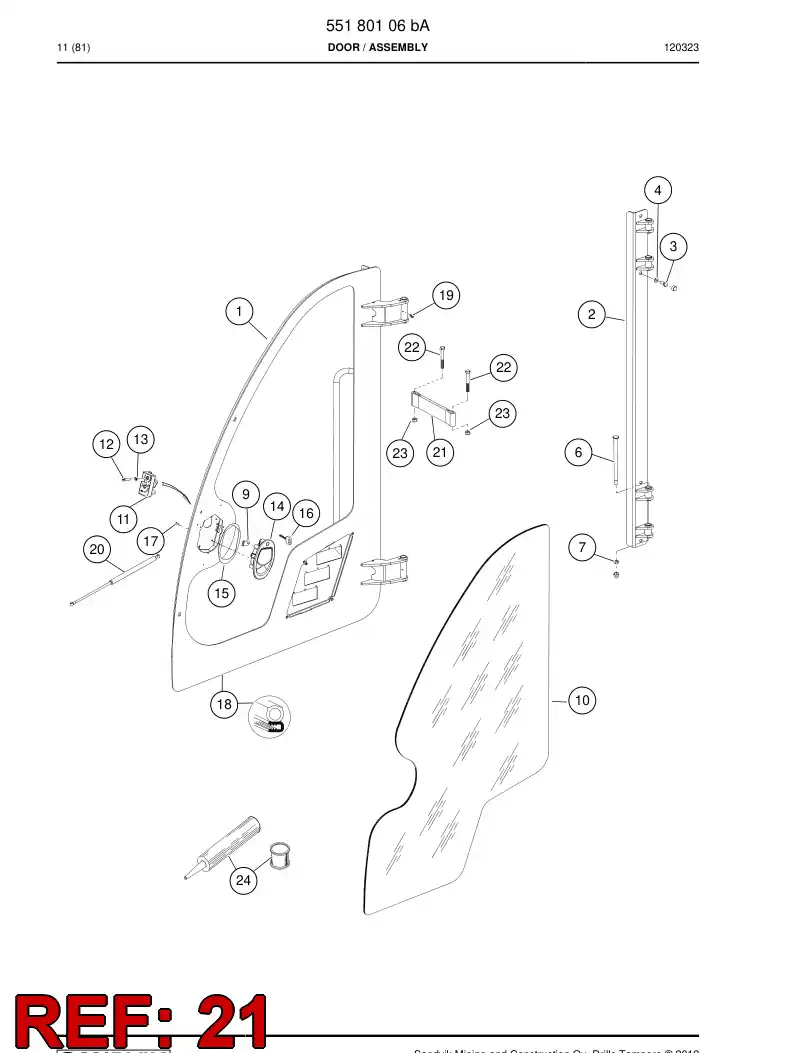 505030 505030 Holder - Sandvik Technical Drawing