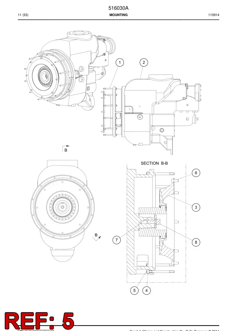 505186 505186 Bolt - Sandvik Technical Drawing