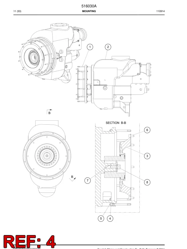 505187 505187 Nut - Sandvik Technical Drawing