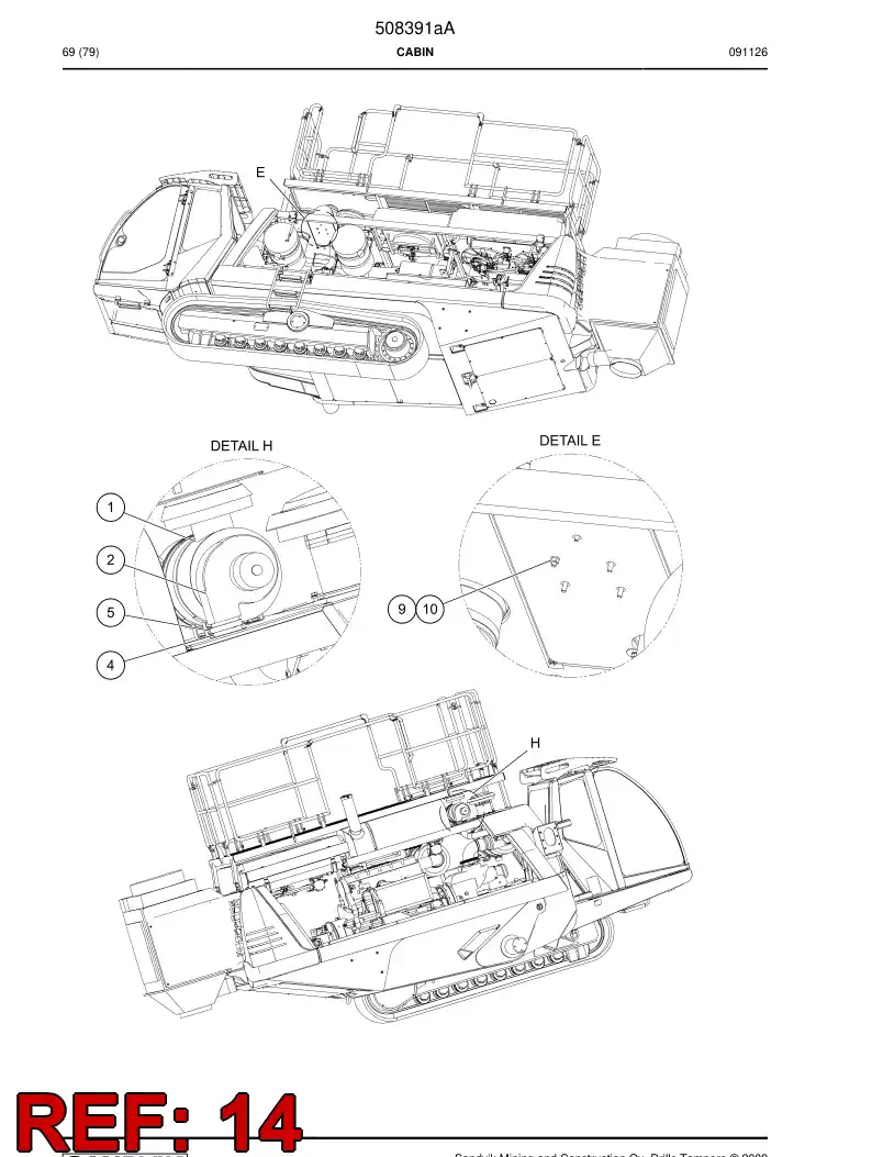 505251 505251 Cable - Sandvik Technical Drawing