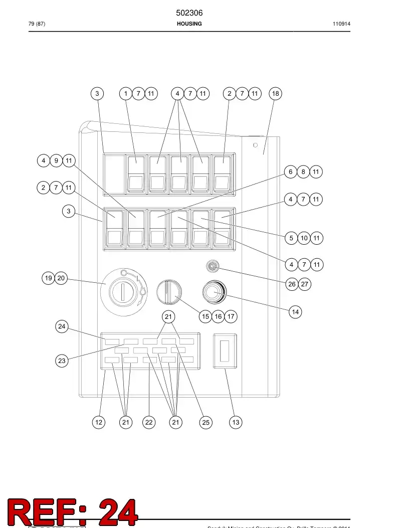 505267 505267 Fuse - Sandvik Technical Drawing