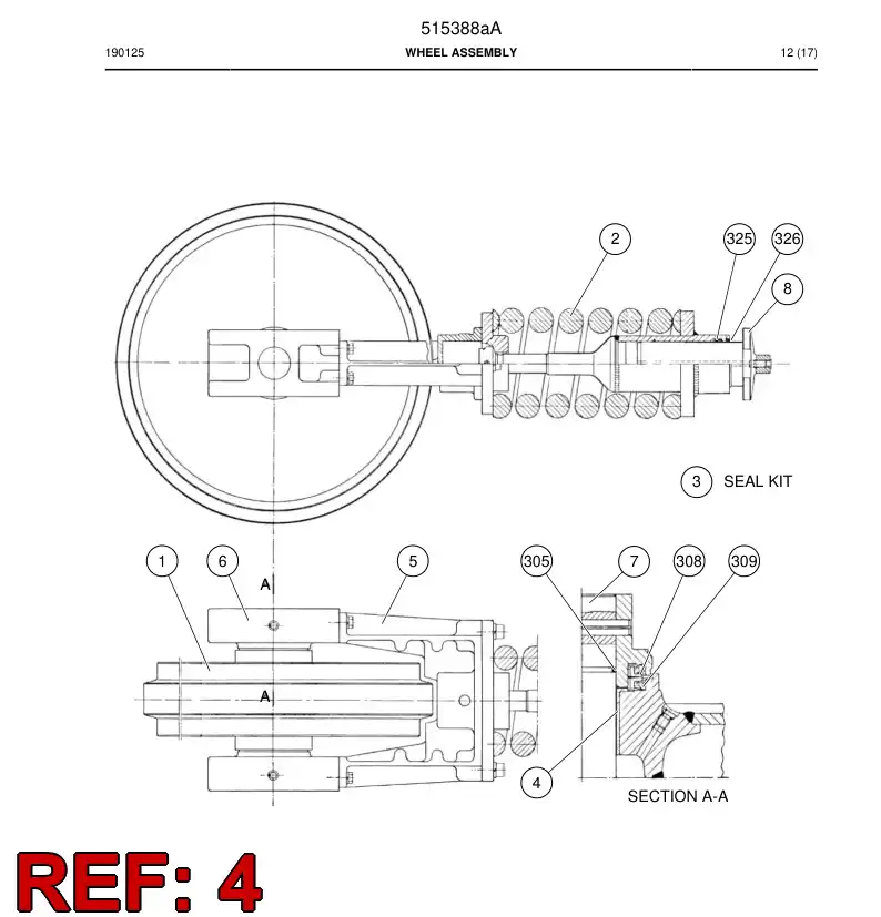 505301 505301 Bushing - Sandvik Technical Drawing