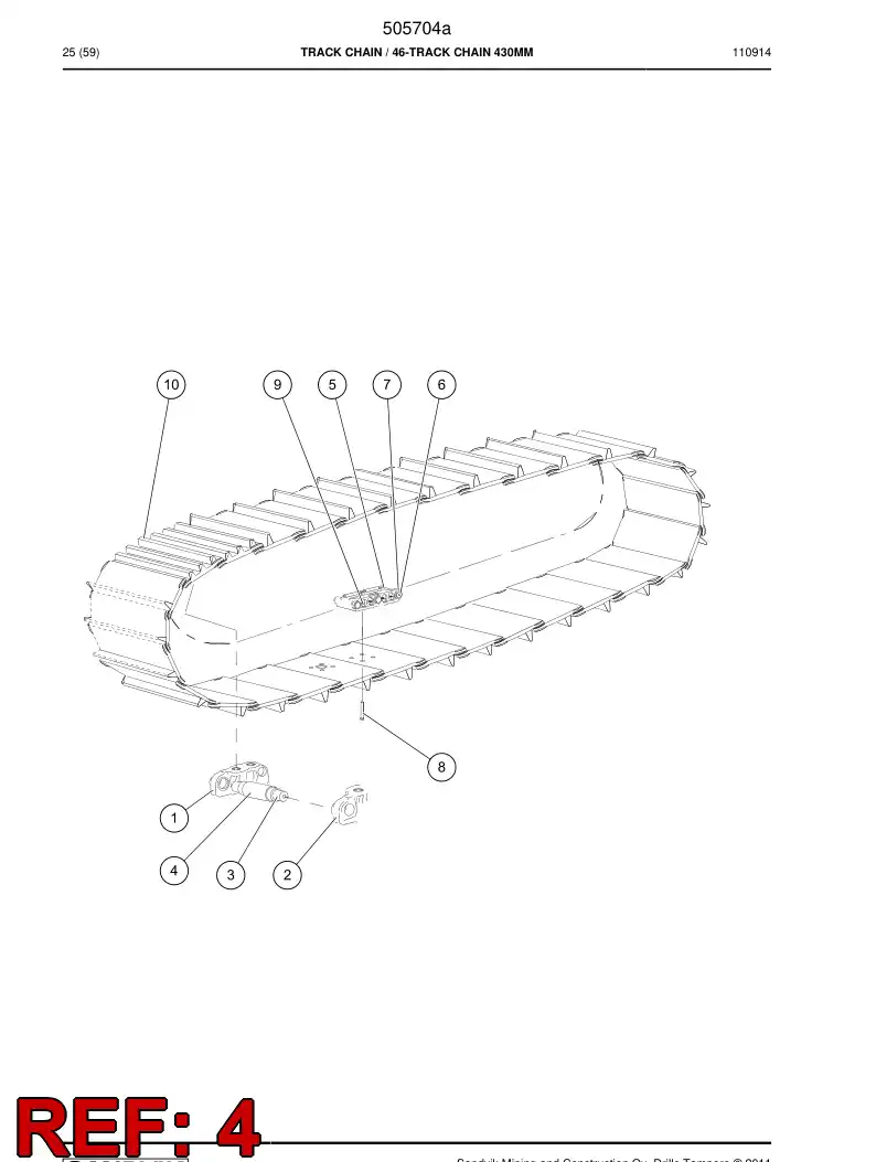 505315 505315 Bushing - Sandvik Technical Drawing