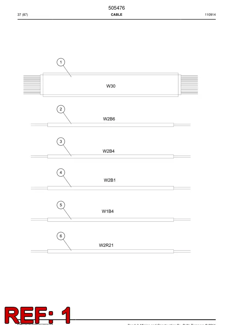505352 505352 Wire - Sandvik Technical Drawing