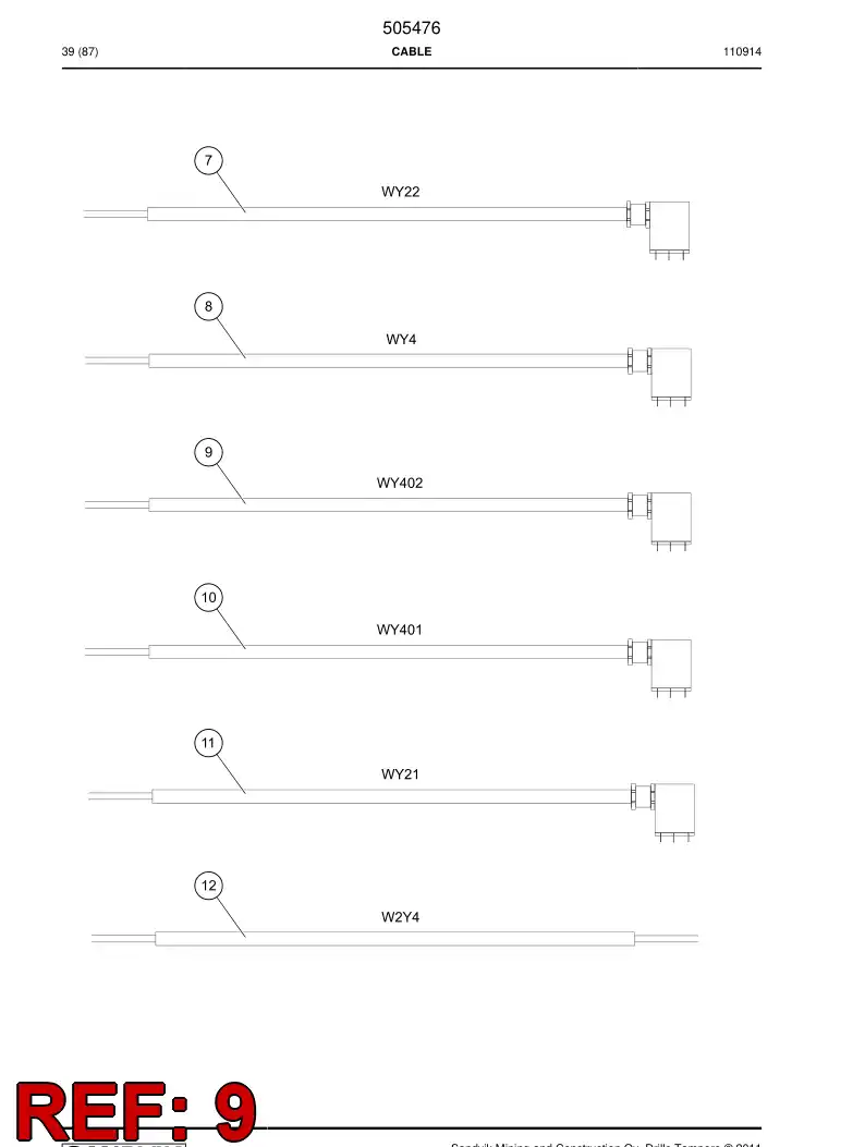 505356 505356 Wire - Sandvik Technical Drawing