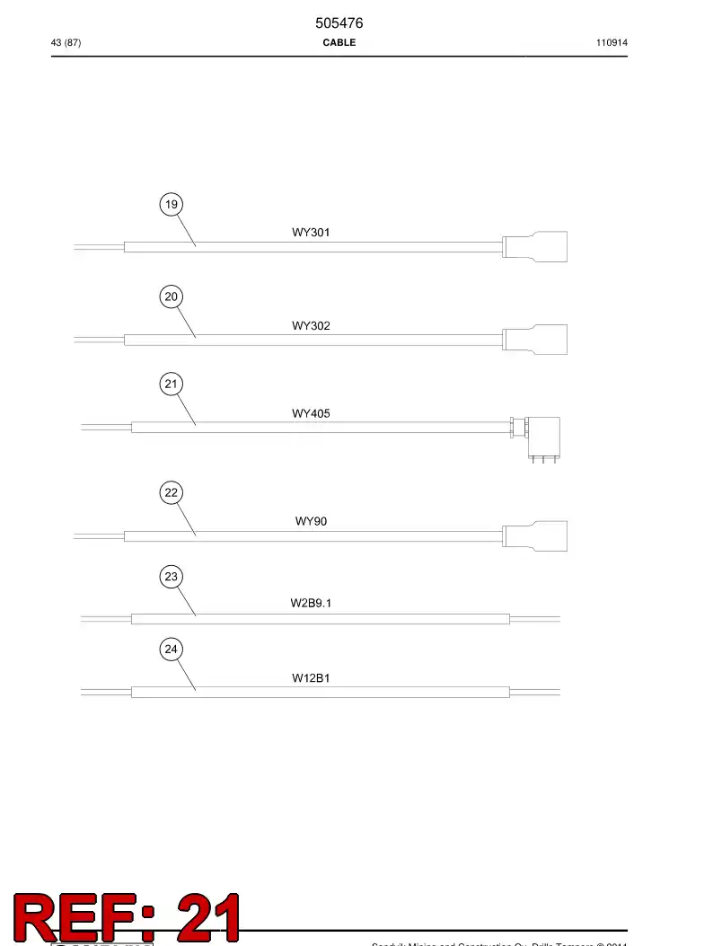 505359 505359 Wire - Sandvik Technical Drawing