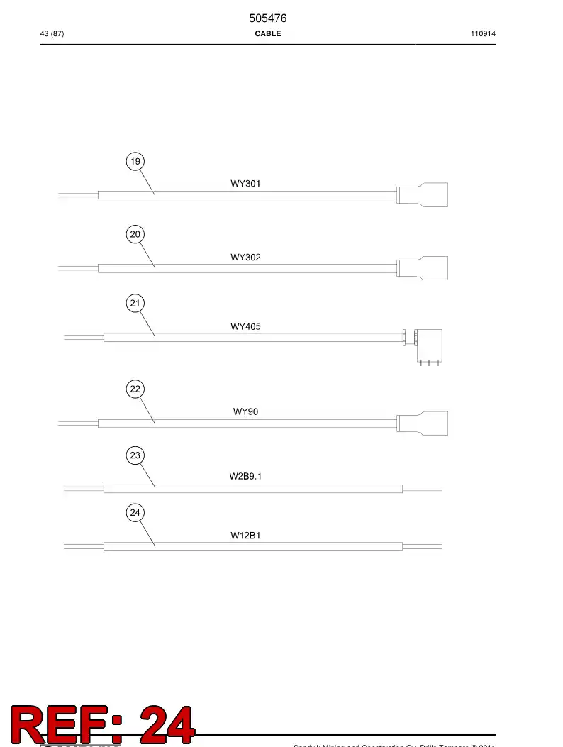 505365 505365 Wire - Sandvik Technical Drawing