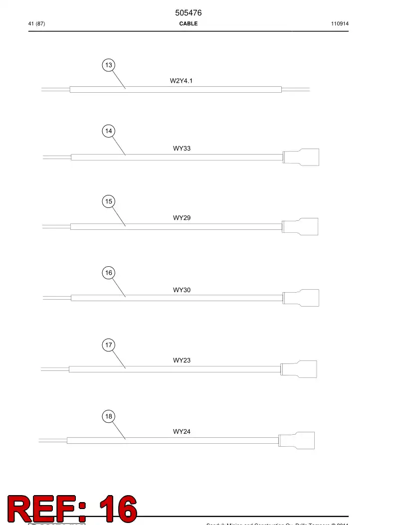 505371 505371 Wire - Sandvik Technical Drawing