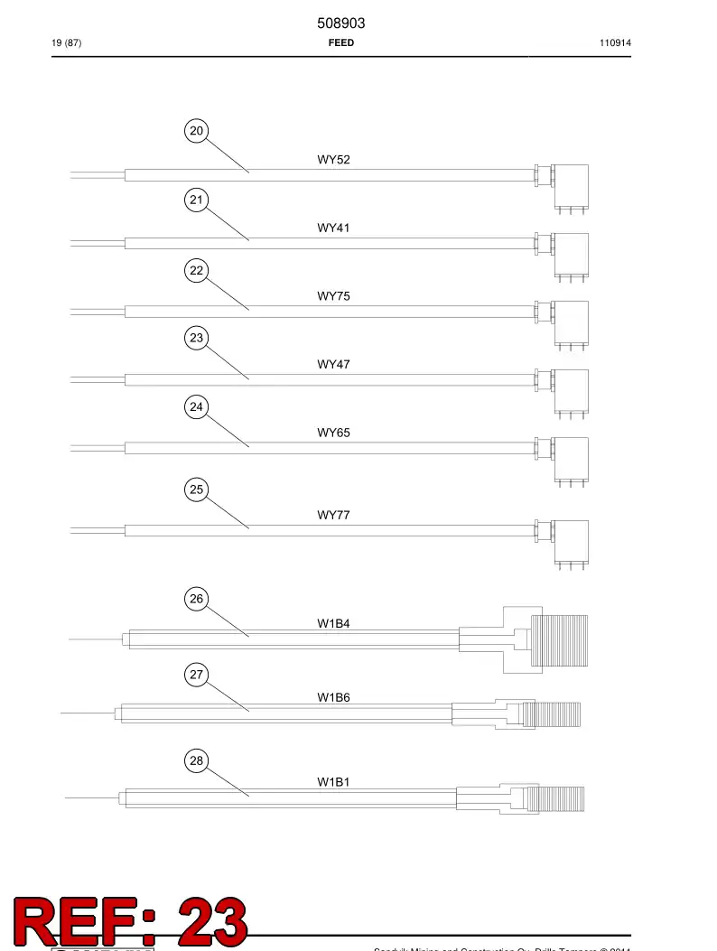 505405 505405 Wire - Sandvik Technical Drawing