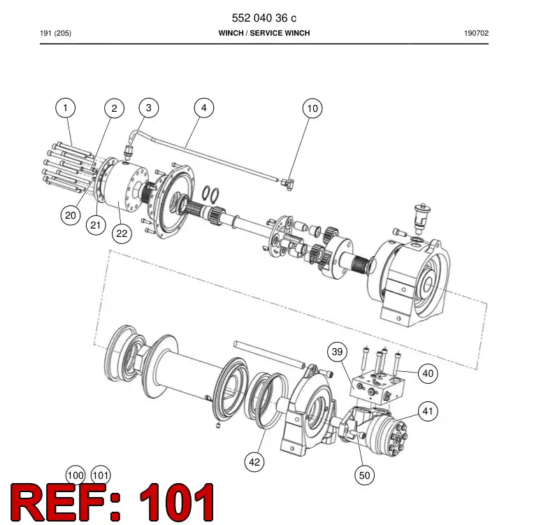 505424 505424 Rope - Sandvik Technical Drawing