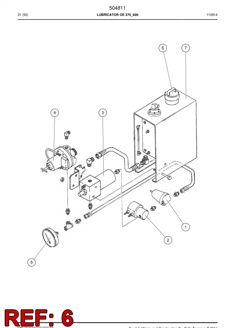 505461 505461 Cap - Sandvik Technical Drawing