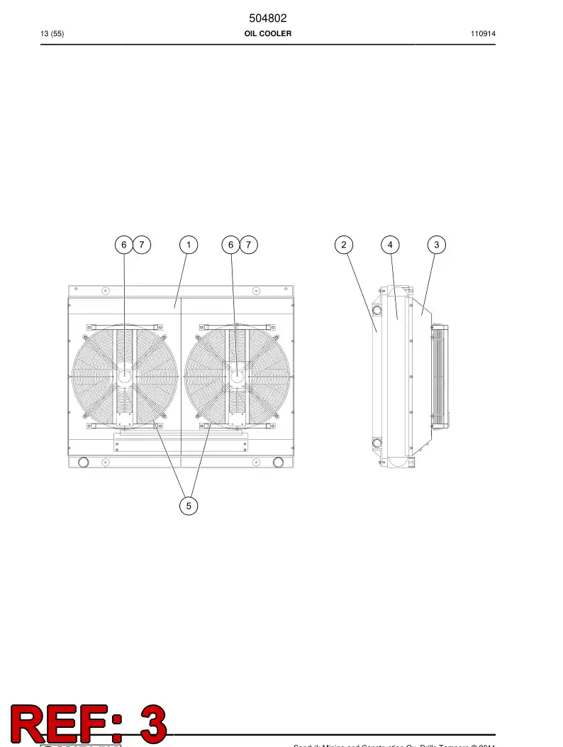 505504 505504 Housing - Sandvik Technical Drawing