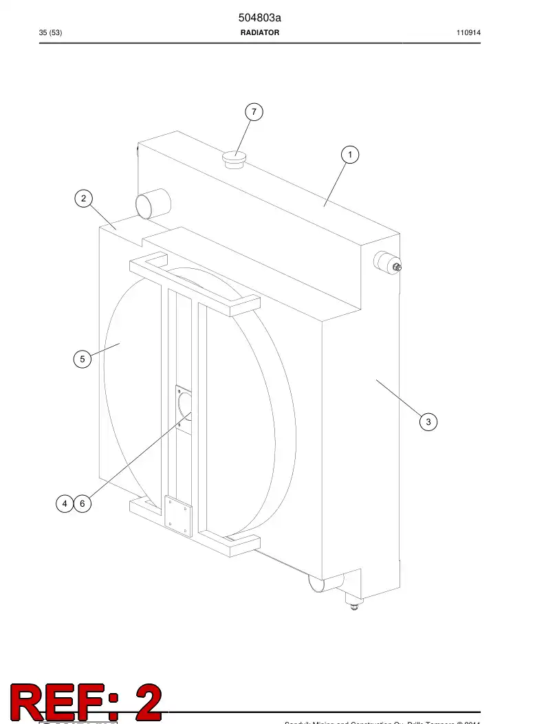 505507 505507 Housing - Sandvik Technical Drawing