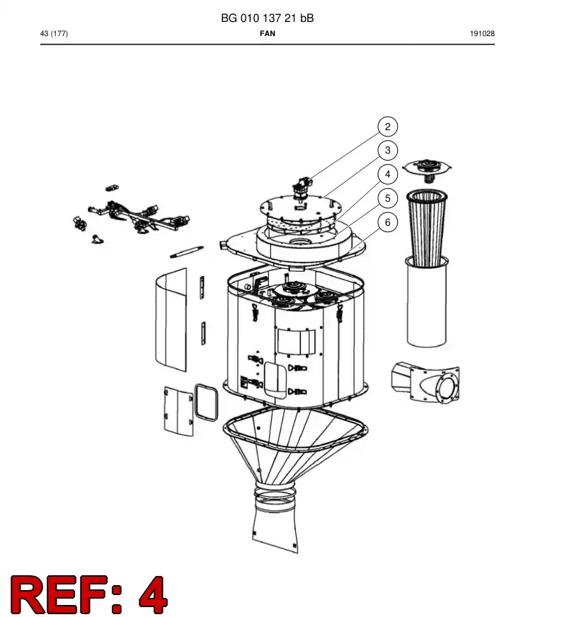 505522 505522 Fan - Sandvik Technical Drawing