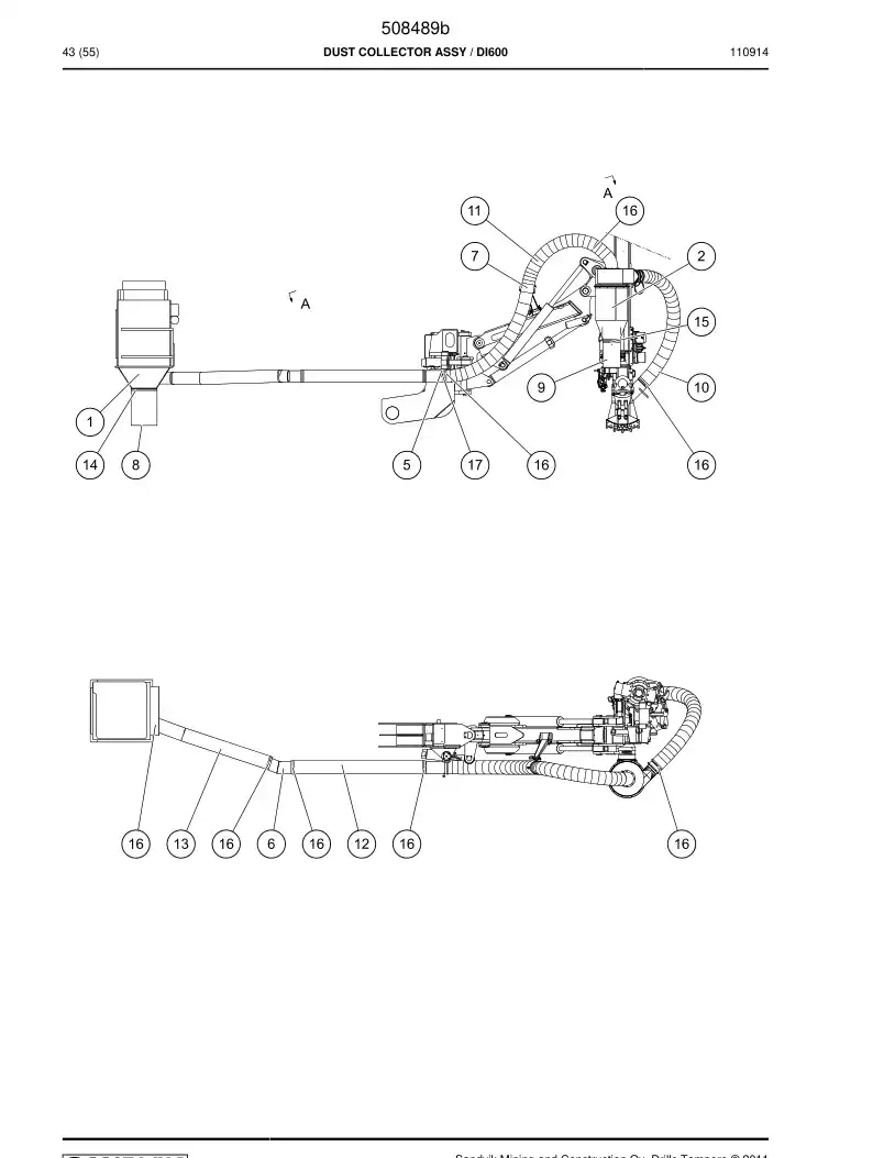 505538 505538 Clamp - Sandvik Technical Drawing